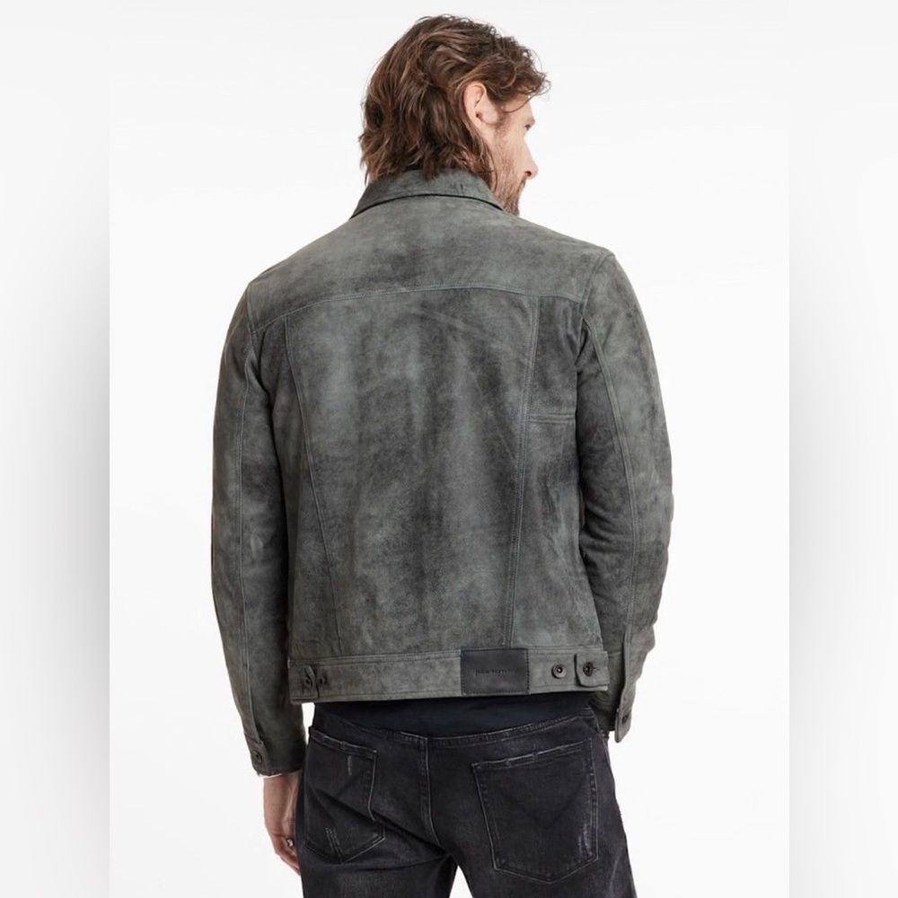 $698 NWT Brand New John Varvatos Andrew Trucker Jacket EU 46 USA 36 - Picture 6 of 12